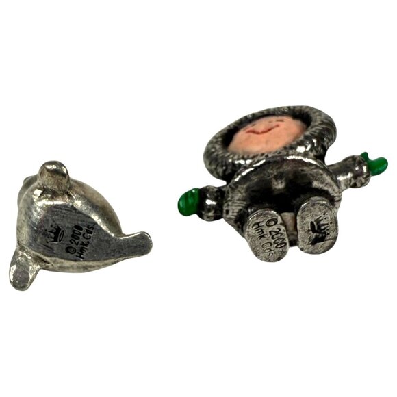 Hallmark Keepsake Christmas Ornament Frosty Friends 2000 Igloo Pewter Miniature - Picture 15 of 15